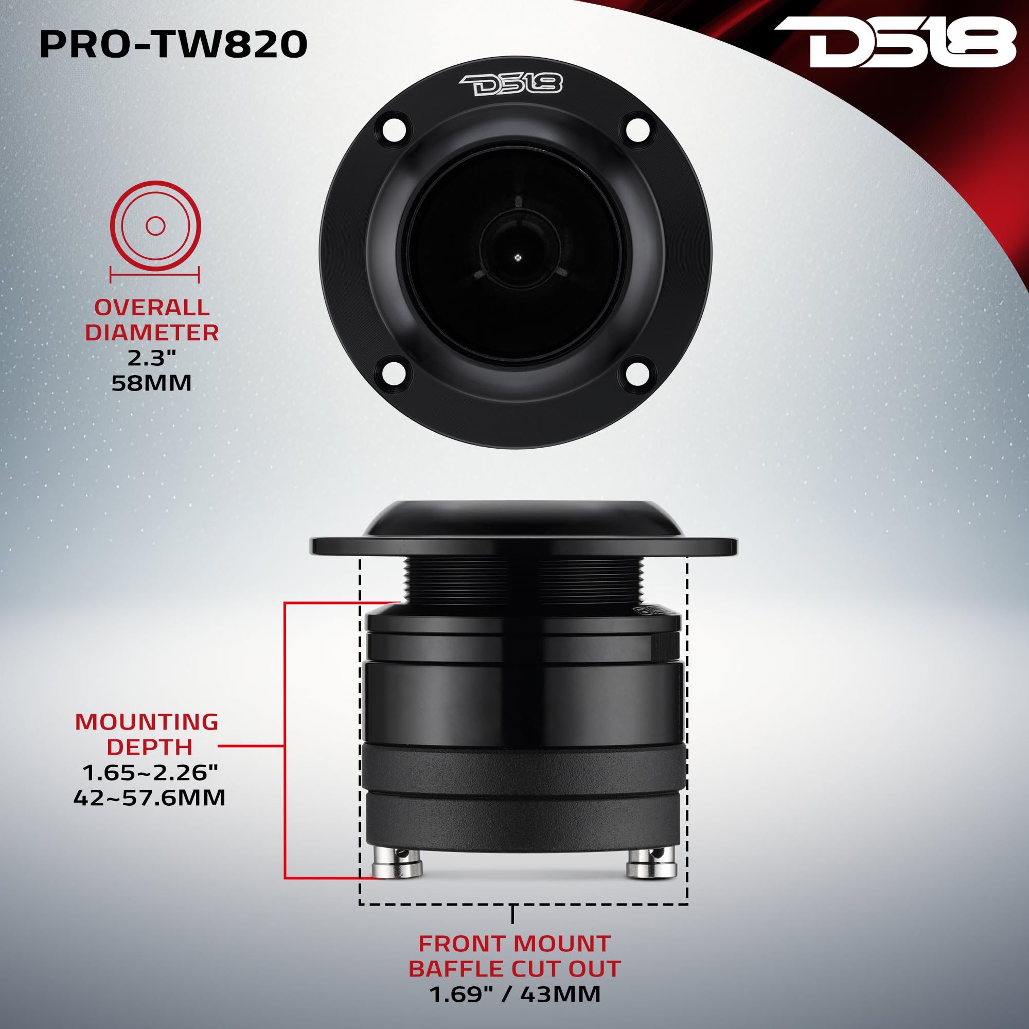 Amazon.com: DS18 PRO-TW820 Super Tweeter - 1